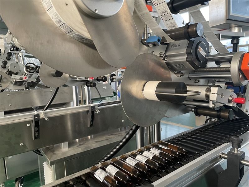 Sticker Labeler, VK-HRL Automatic Horizontal Round Bottle Labeling ...