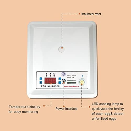 [Stockist.SG] Aquarium Basics Egg Hatching Incubator with Egg Turner