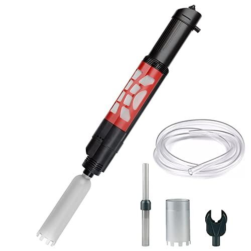 Electric aquarium top gravel cleaner