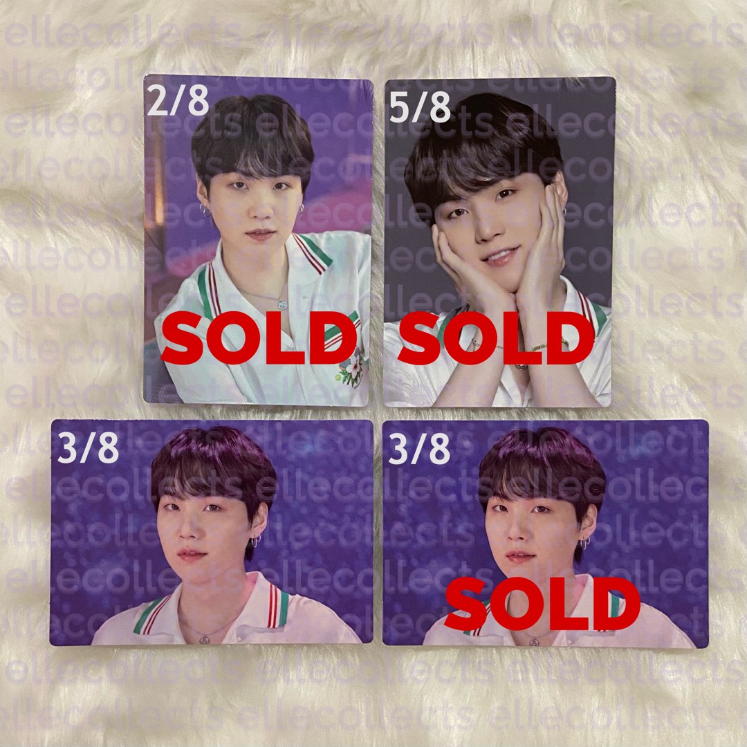 Mini Photocards Suga SOWOOZOO Mini Photocards on Carousell