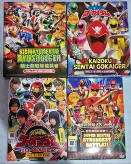 DVD Anime Power Rangers Tensou Sentai Goseiger TV Series Vol 1-50+