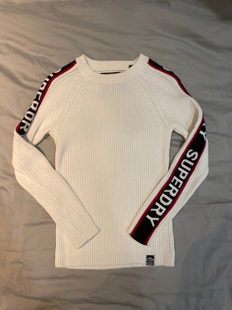 superdry long sleeve knitted top Women s Fashion Tops Longsleeves on Carousell