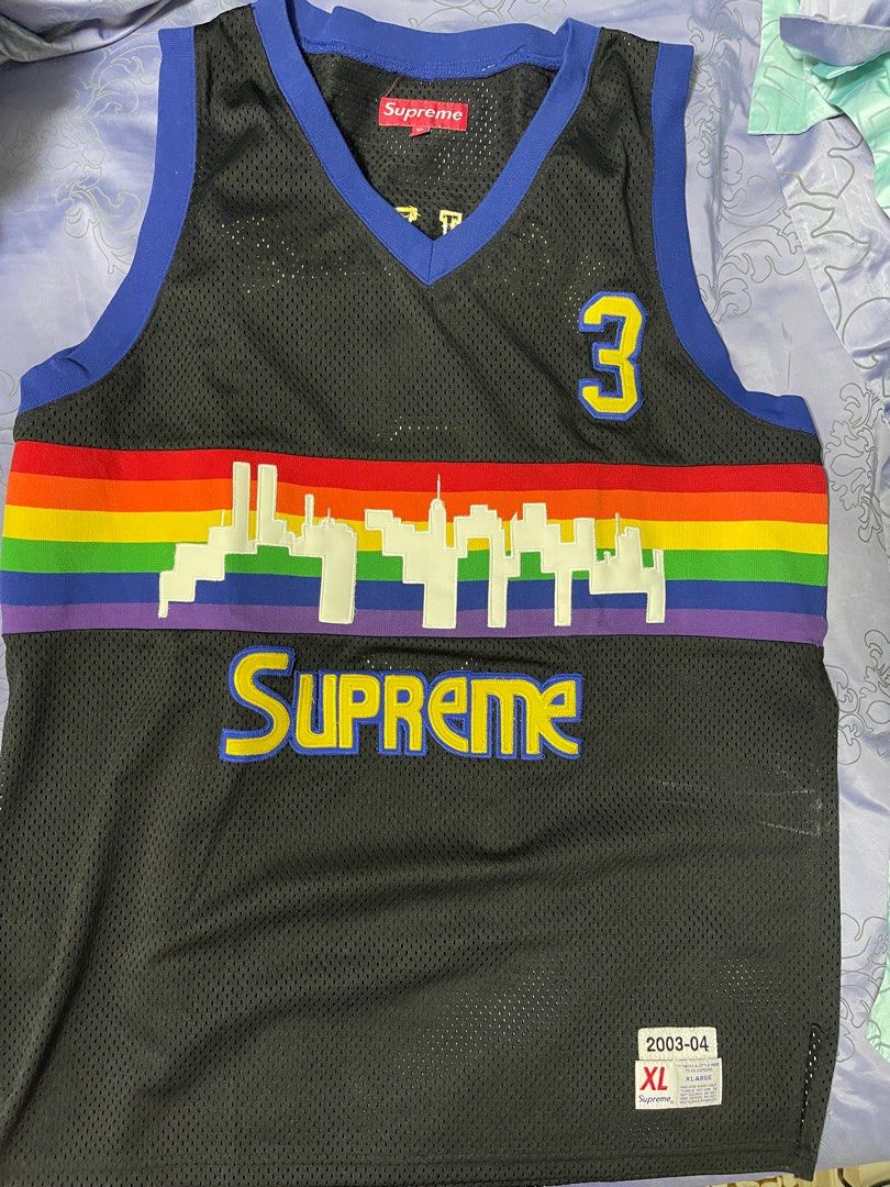 Supreme Jersey XL Denver Nuggets tee nba Carousell