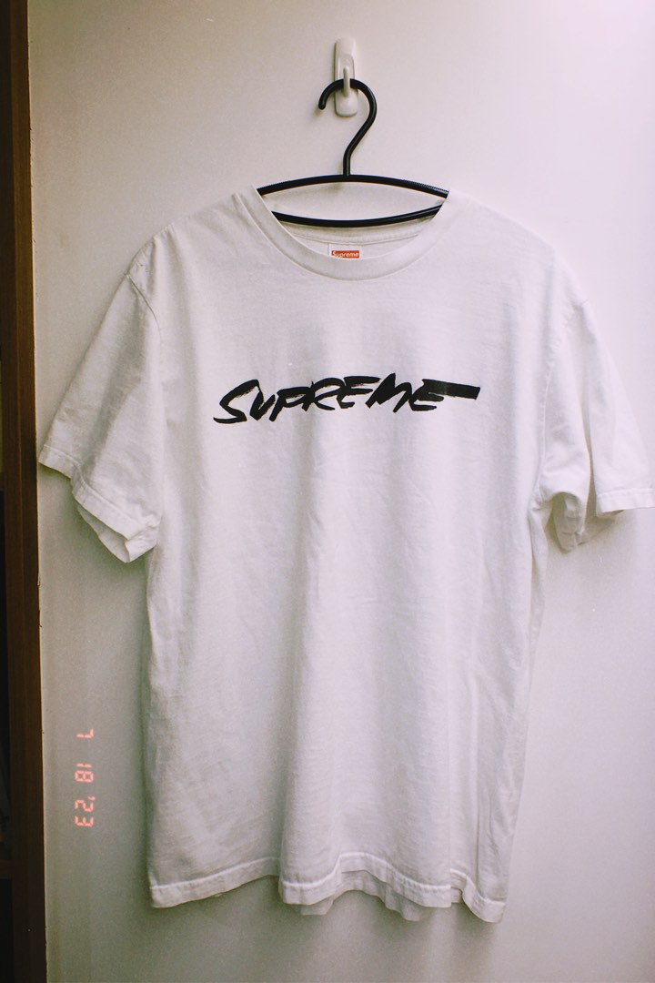 supreme futura logo tee m 白 フューチュラ Tシャツ - Tシャツ