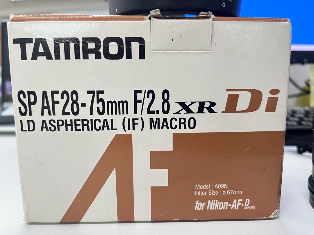 Tamron A09N AF28-75 F/2.8 Nikon Mount 鏡頭, 攝影器材, 鏡頭及裝備