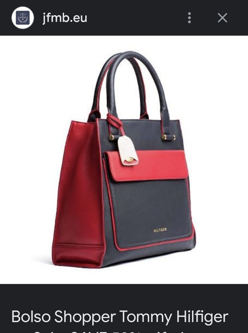Red tommy hilfiger handbag outlet