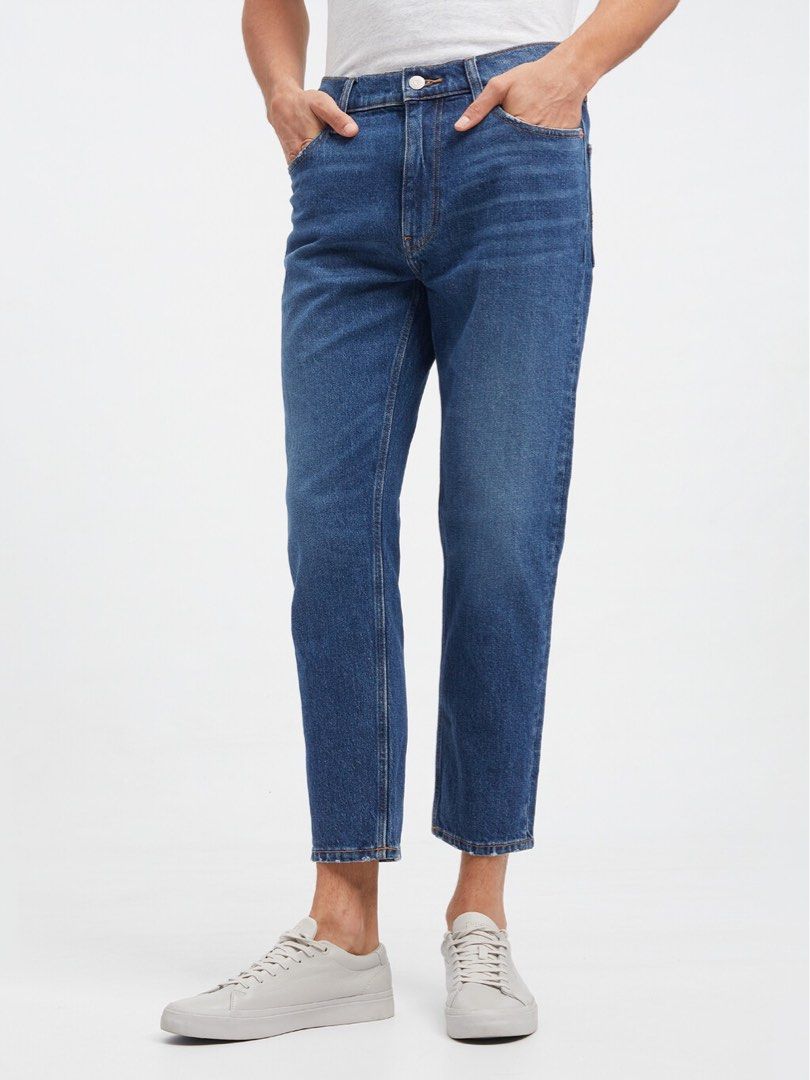 Relaxed cropped jeans outlet