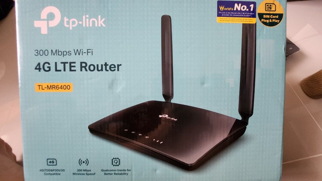 Tplink 4G LTE Router (TL-MR 6400), Computers & Tech, Parts ...