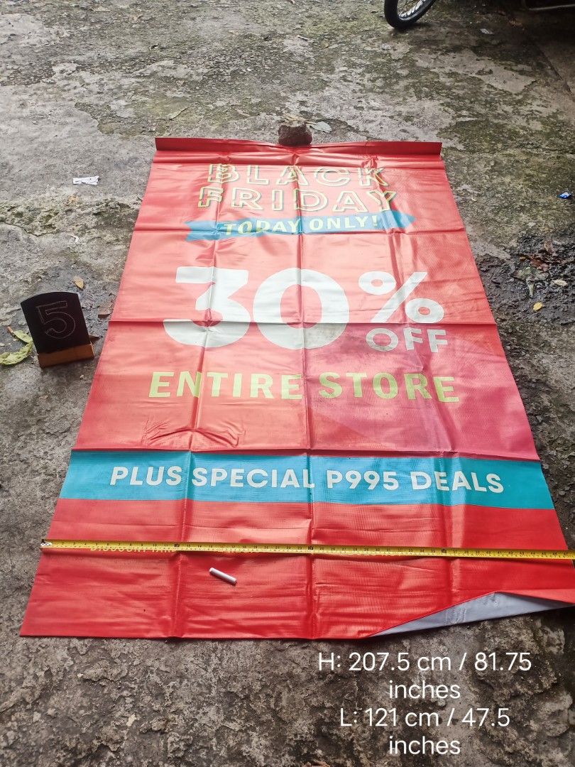 Used Mall Tarpaulins / Trapal on Carousell