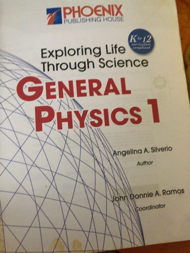 Ust Books UST SHS Exploring Life Through Science Series: GENERAL PHYSICS 1 BOOK ...