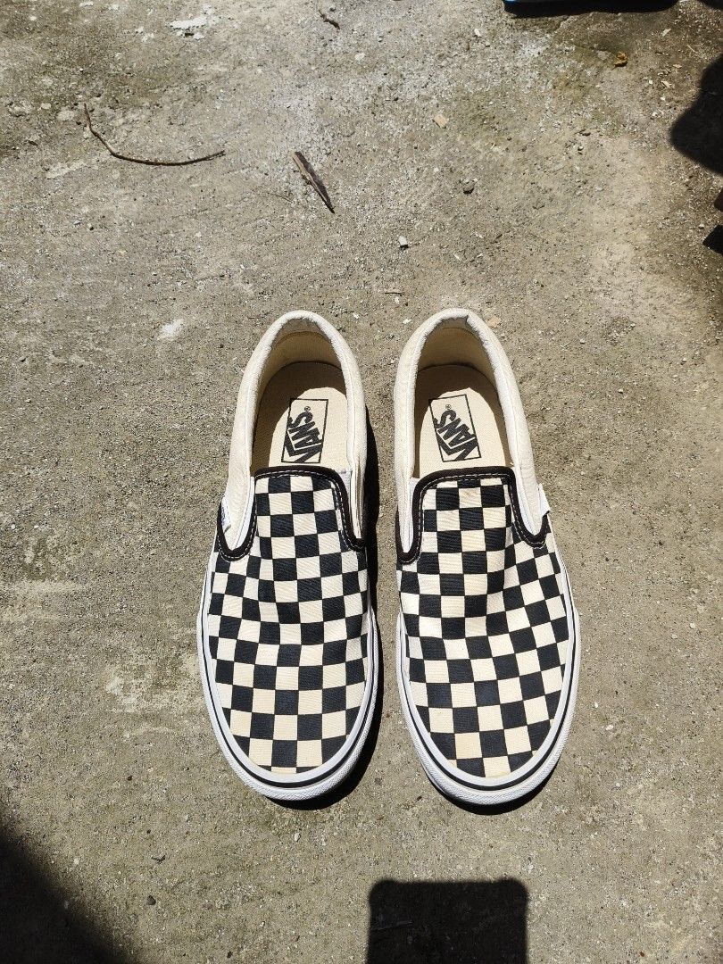 Vans checkerboard size 8 on sale