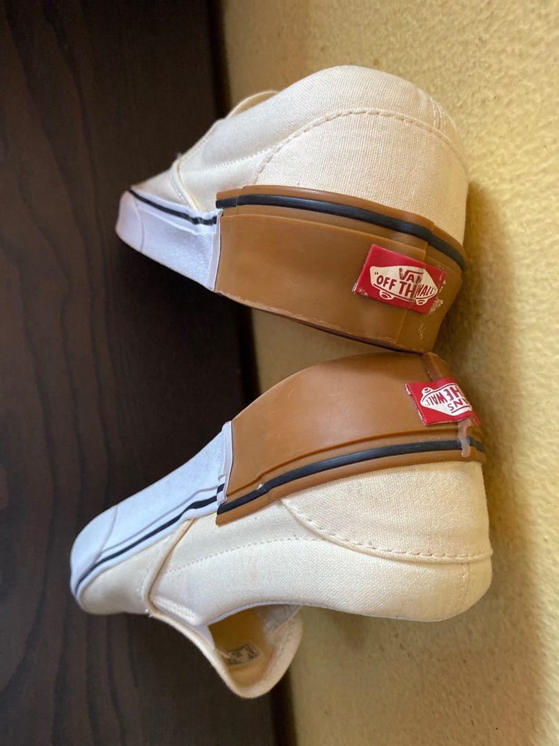 Birch true white slip on vans hot sale