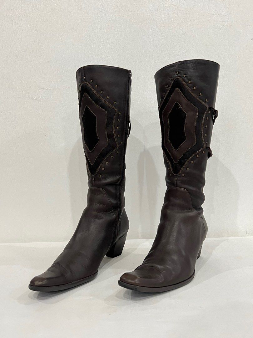 Vintage Fiorucci cowboy boots on Carousell