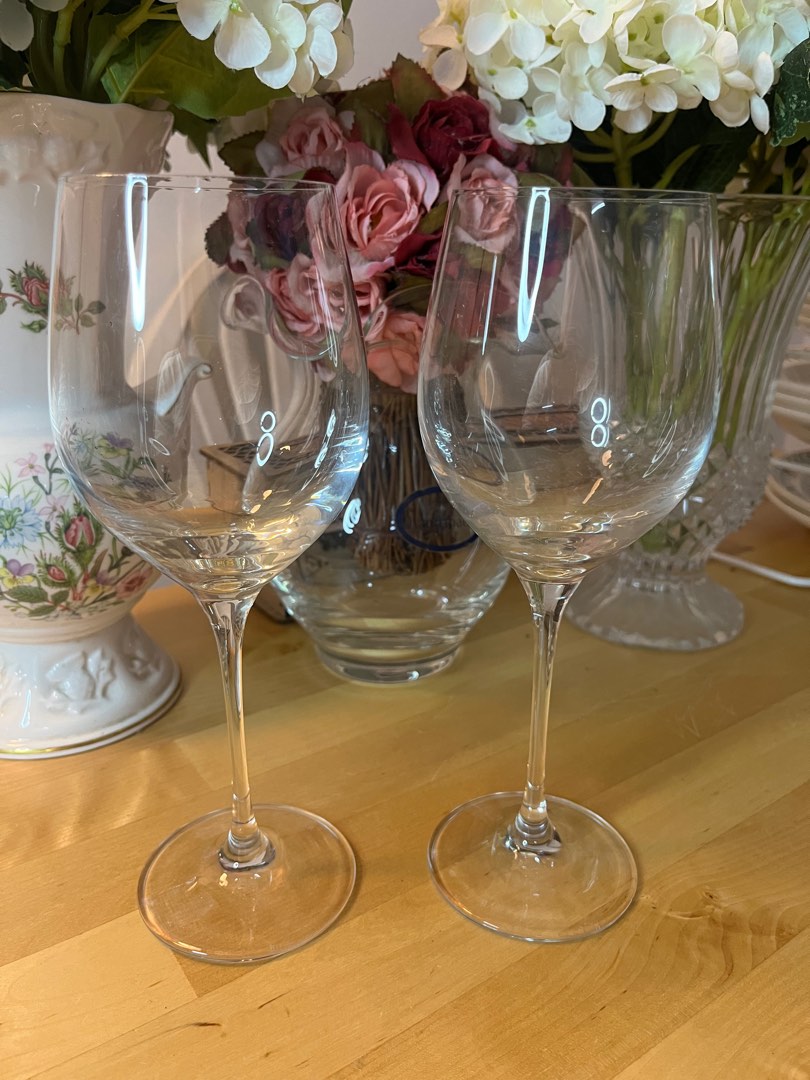 VINTAGE Glass set of 2, Furniture & Home Living, Kitchenware