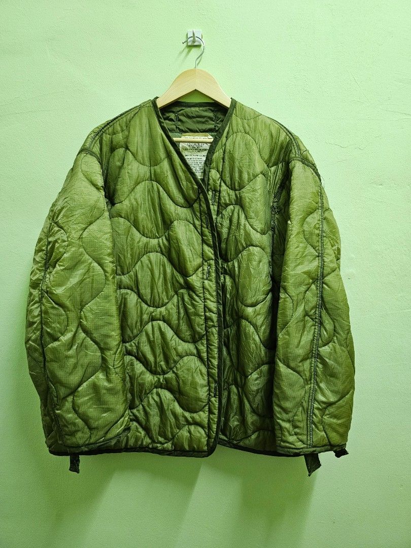 Vintage Us Army 70s Military Liner Jacket, Men's Fashion, Coats