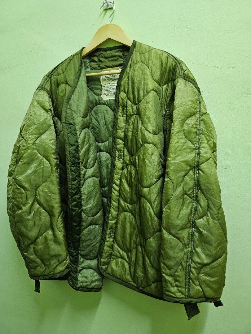 Vintage Us Army 70s Military Liner Jacket, Men's Fashion, Coats