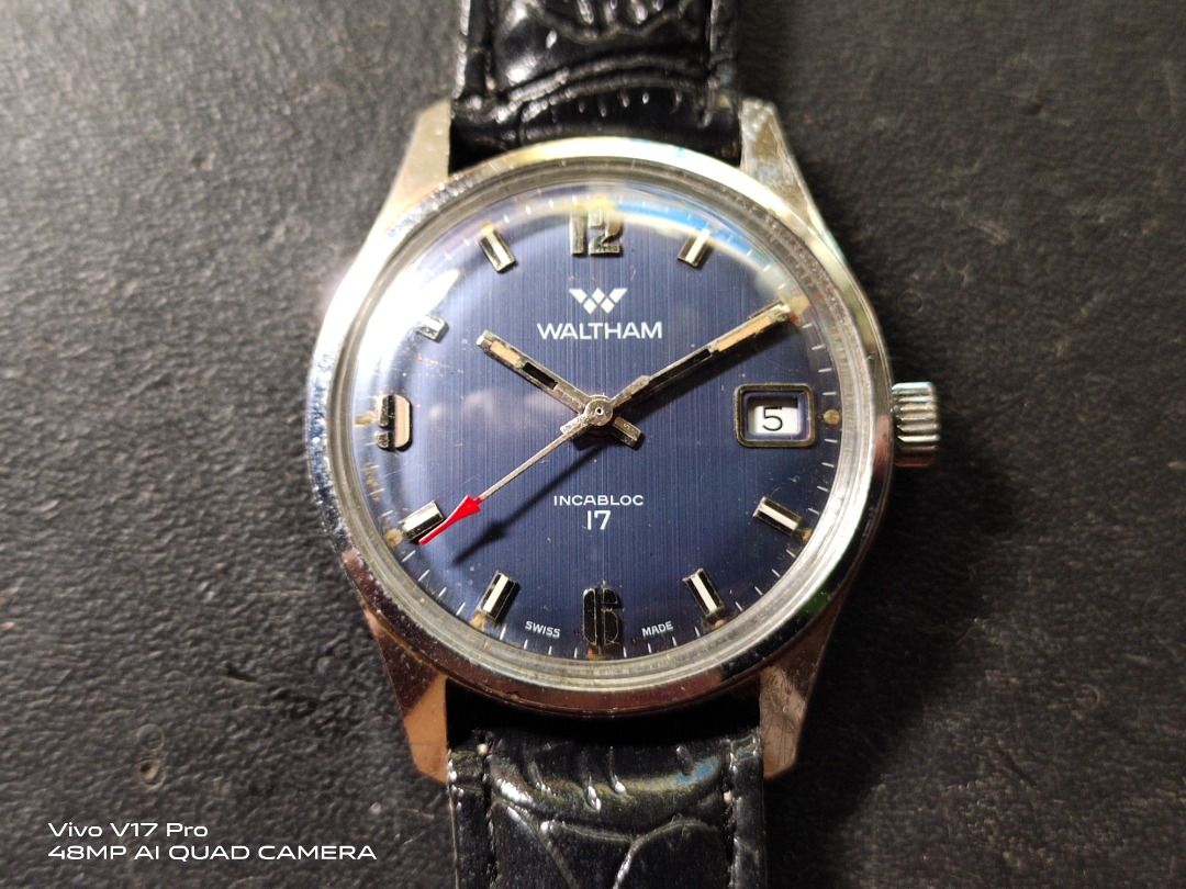 Vtg Waltham Mechanical Hand Winding Watch Men s Fashion Watches