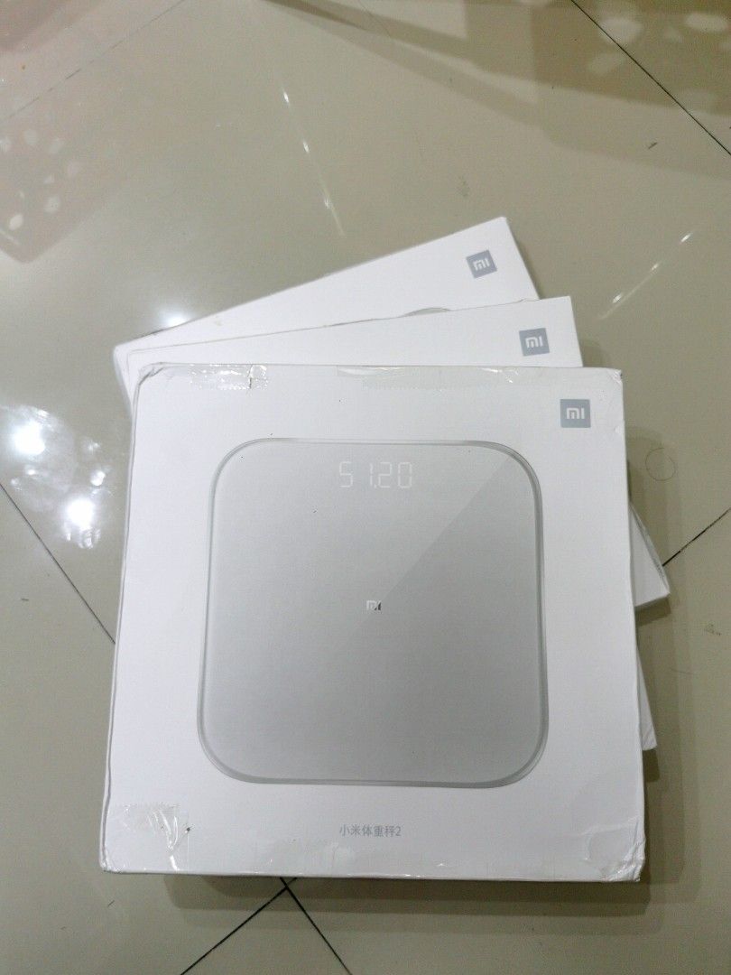 Xiaomi weighing scale 2 body weighing scale (Category: Everything Else Others) located in Del Monte. Submitted by loveko_77 (Listing ID 1243767456, Image 2). Description: Brand: Xiaomi Model: XMTZC04HM BT Version: 5.0 Product: Mi Smart Scale 2 Color: White Material: Tempered Glass + ABS Weight range: 100g - 150kg Power: 3 x AAA ( including ) Units: catties, kilograms, pounds (switchable) System: For the devices running Android 4.4 and above, as w