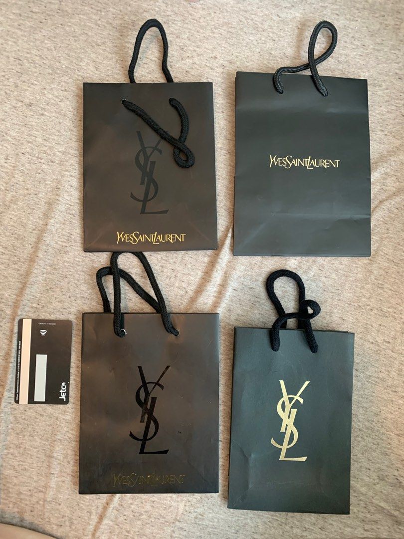 YSL Yves Saint Laurent mini size paper bag
