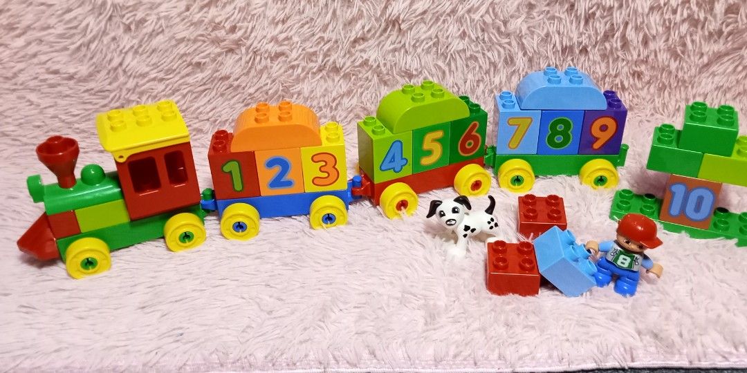 10558 Lego Complete DUPLO Number Train boy dog building blocks set