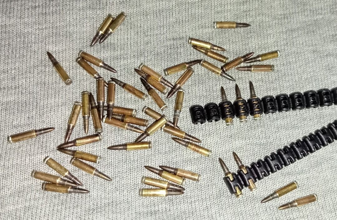 1/6 Scale Metal Bullet 7.62mm Caliber & Resin Ammo Belt, Hobbies & Toys ...