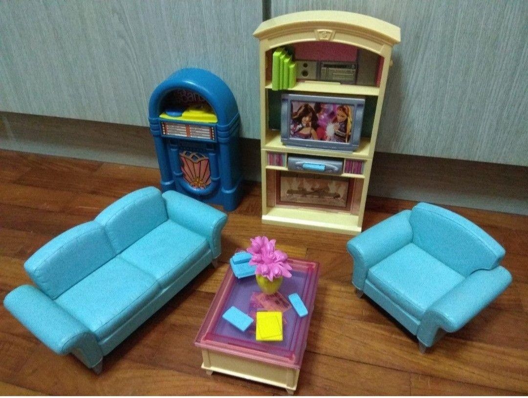 2002 BARBIE Living Room Furniture Set Hobbies Toys Memorabilia Collectibles Vintage Collectibles on Carousell