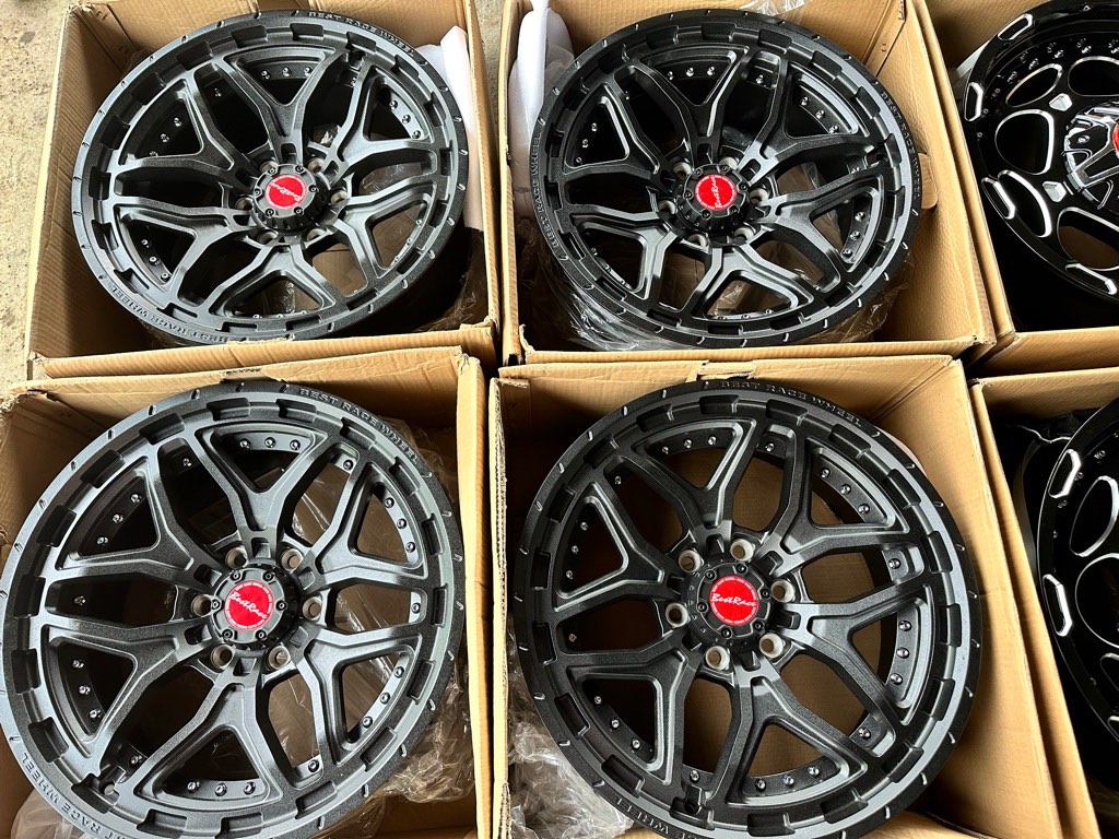 20” Best Race wheels JL6821 Mags 6Holes pcd 139 Black bnew on Carousell