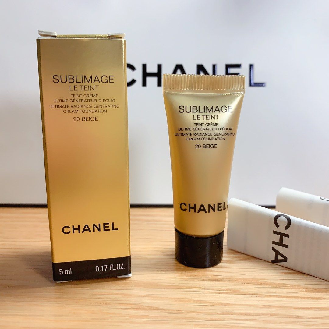 🌸💰24 for 3🌸Chanel Sublimage Le Teint cream foundation 20/30 Beige 5ml,  Beauty & Personal Care, Face, Makeup on Carousell