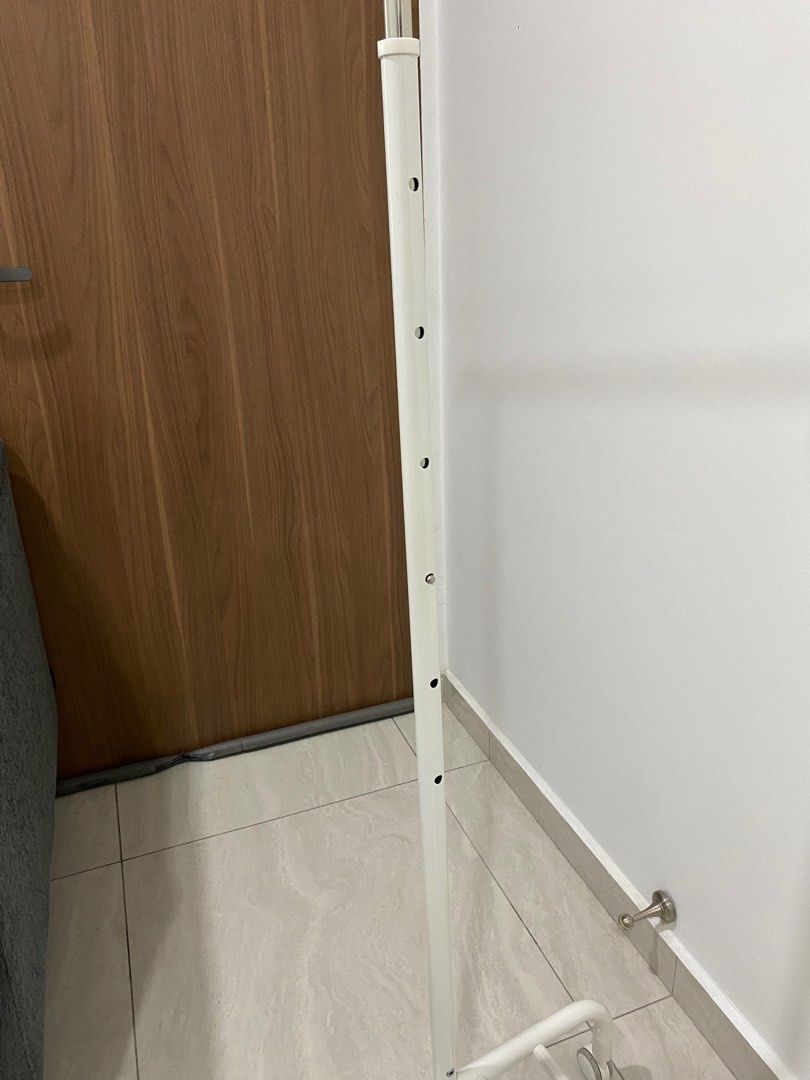 2 Rolling Clothes Racks IKEA Rigga, Furniture & Home Living, Furniture, Shelves,