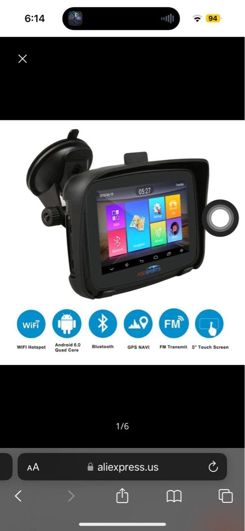 5 Motorcycle GPS M5S Pro Navigator 跟一張32GB SD card, 攝影器材, 攝錄機- Carousell