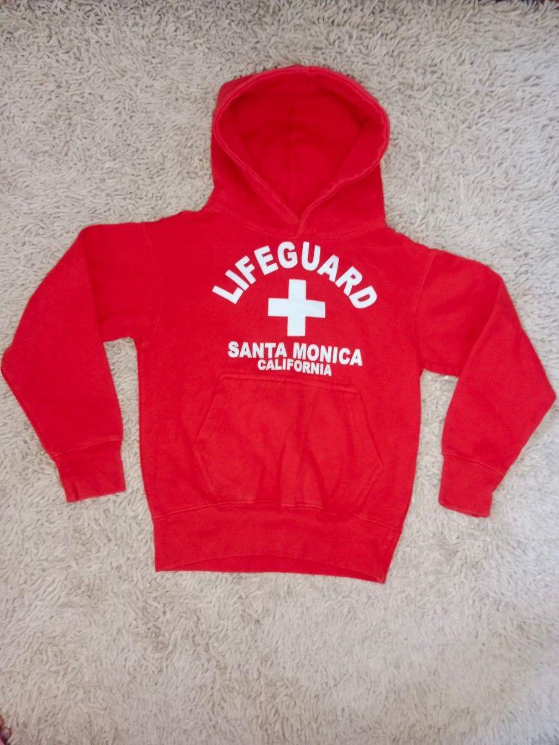 8 12 Red LIFEGUARD Hoodie Jacket Sweater Babies Kids Babies