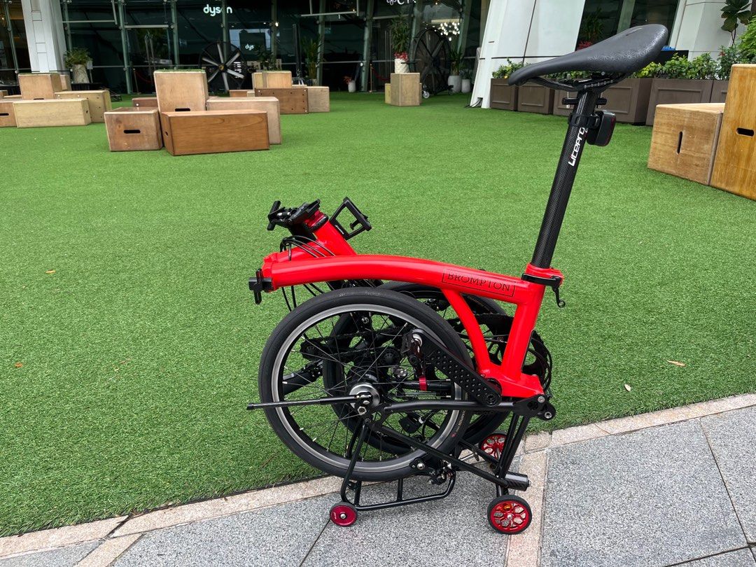 9kg Brompton S6R X Super Lightweight Titanium Rocket Red Black Edition 9kg-brompton-s6r-x-super-lightweight-titanium-rocket-red-black-edition