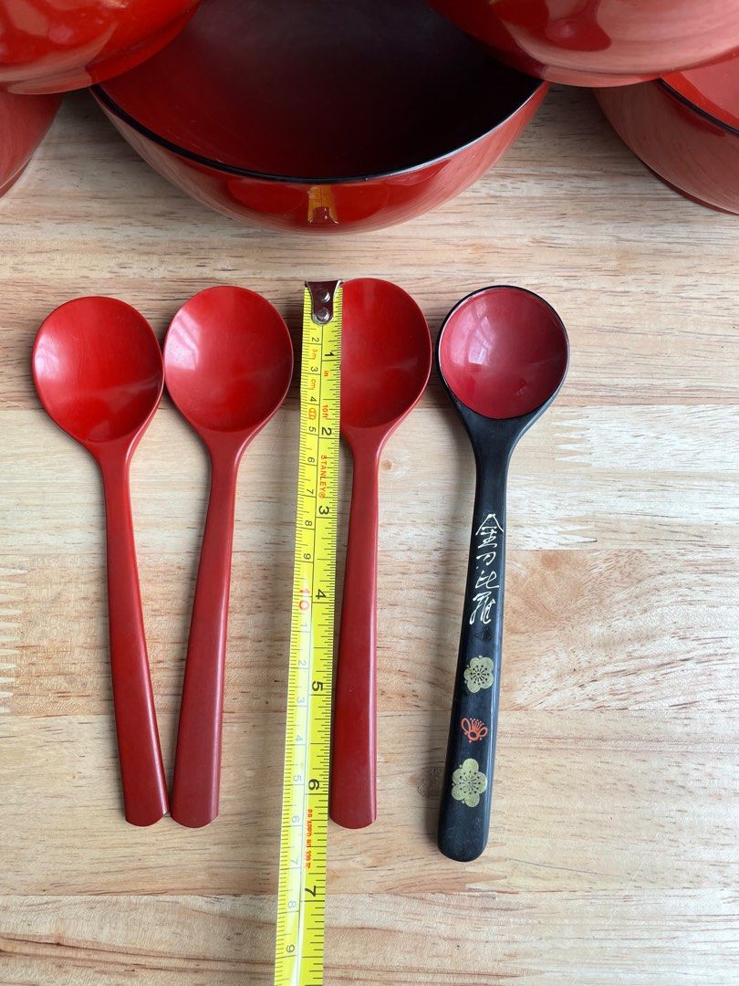 🇯🇵 9-pc Lacquered Bowls and Spoons Set (Category: Dinnerware & Cutlery) located in Quezon City. Submitted by shopgood_mnl (Listing ID 1243987527, Image 2). Description: .