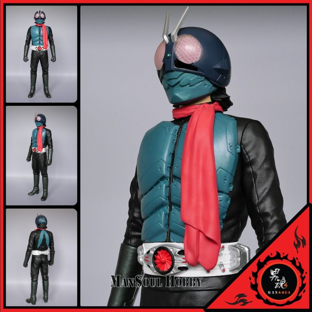 日版質保] 新幪面超人1號Plex Jumbo Soft Vinyl Figure 1/6 Shin Kamen 