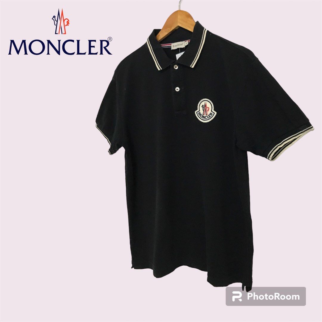 Moncler polo deals slim fit