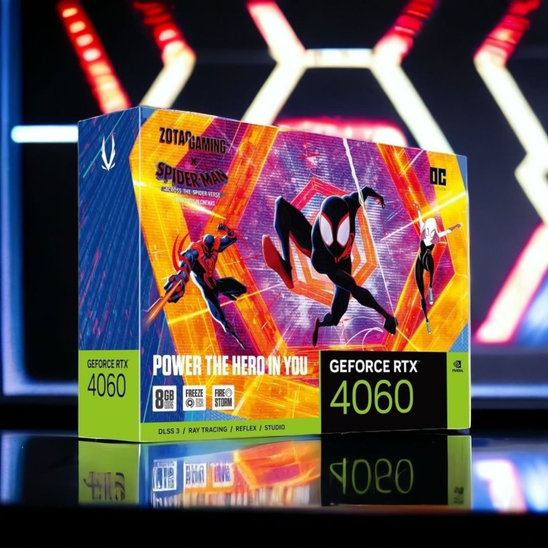 ZOTAC GAMING GeForce RTX 4060 8GB OC Spider-Man™: Across The