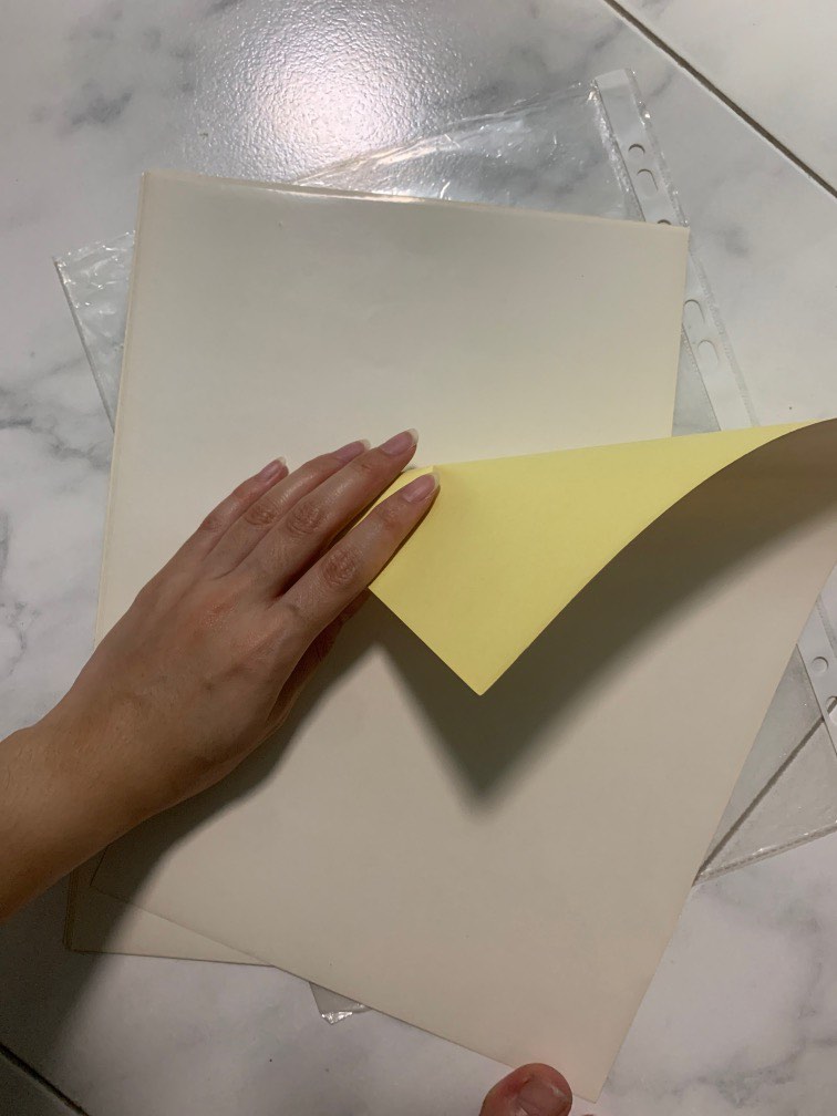 A4 Glossy sticker paper for printing (, Hobbies &amp; Toys, Stationery ...