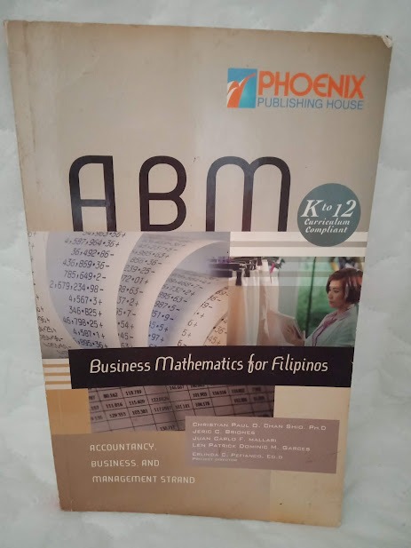 ABM Business Mathematics for Filipinos on Carousell