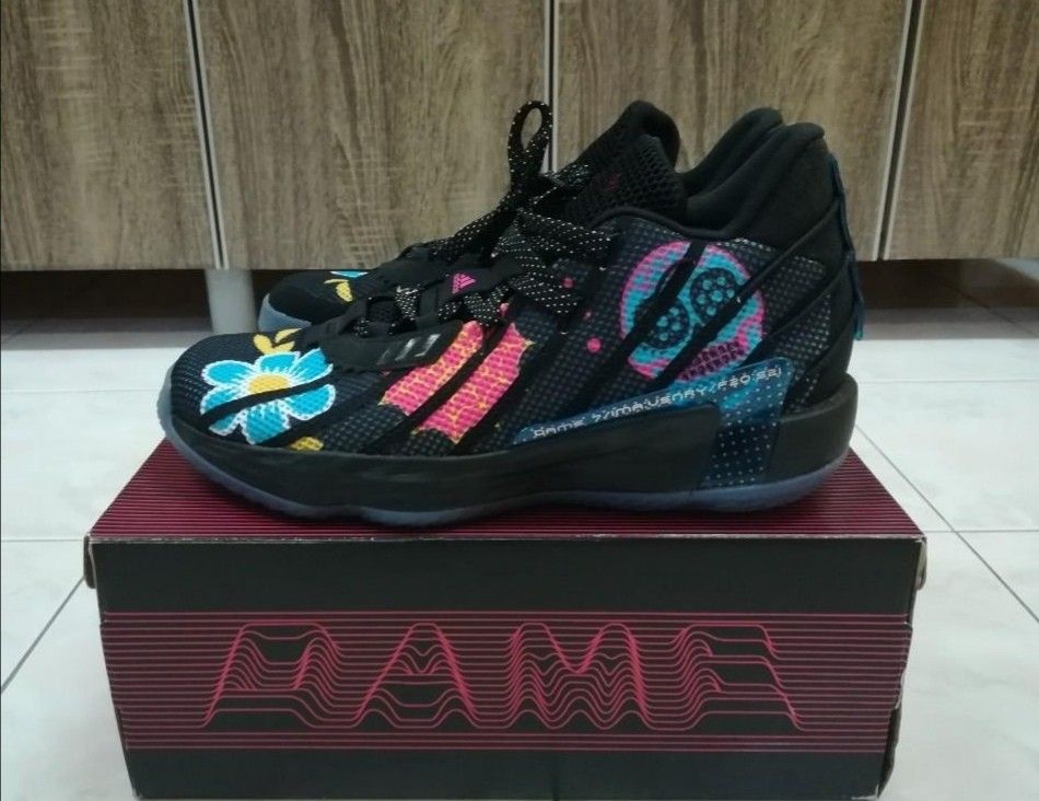 damian lillard shoes day of the dead