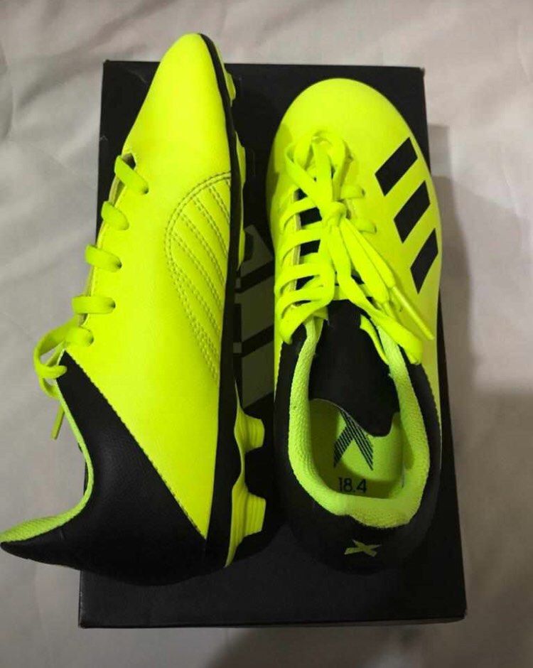 ADIDAS KIDS FOOTBALL SHOES, Men's Fashion, Activewear on Carousell