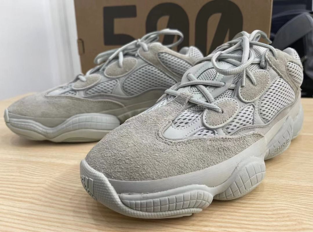 ✨Adidas Originals Yeezy 500 Salt 老爹鞋男女同款, 名牌, 鞋及波鞋