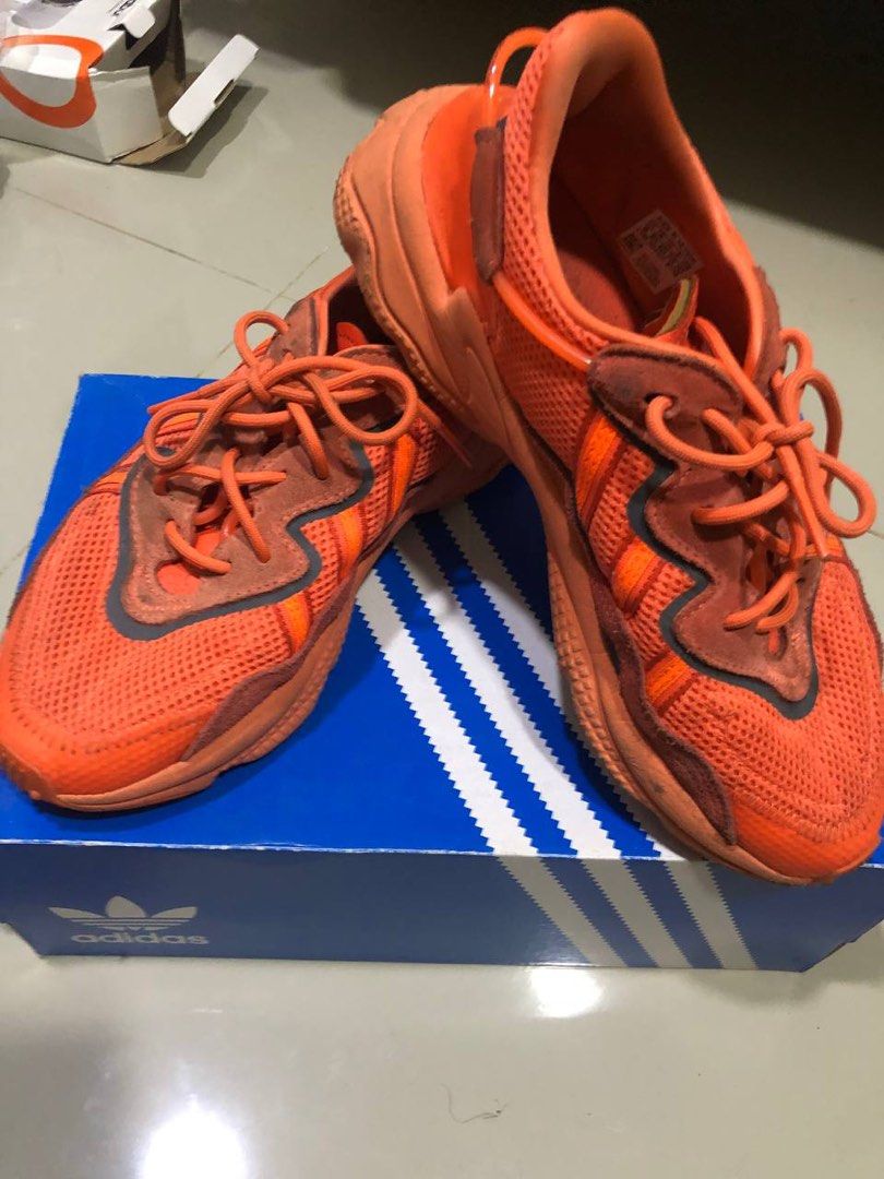 Ozweego orange on feet cheap