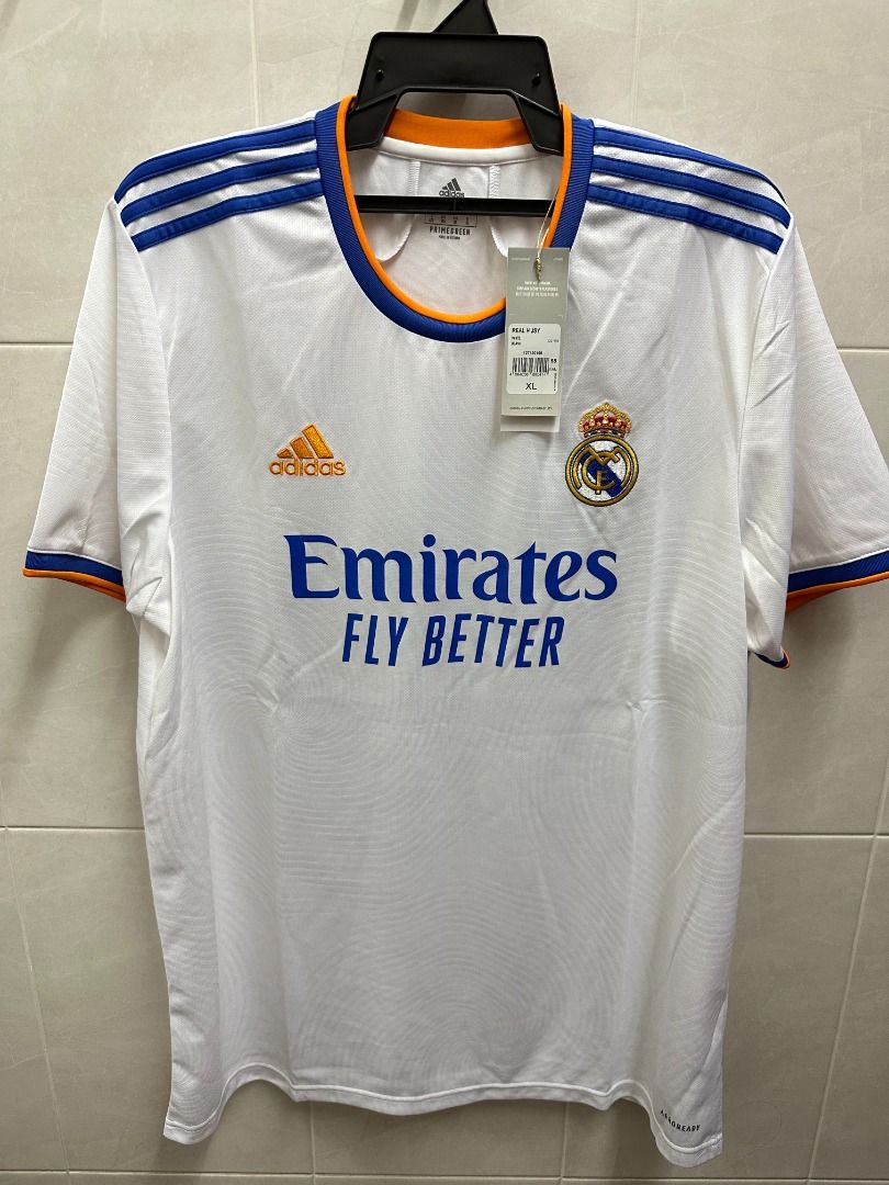 Real Madrid Jersey 2021-2022 Home Mens Soccer Shirt GQ1359 Adidas