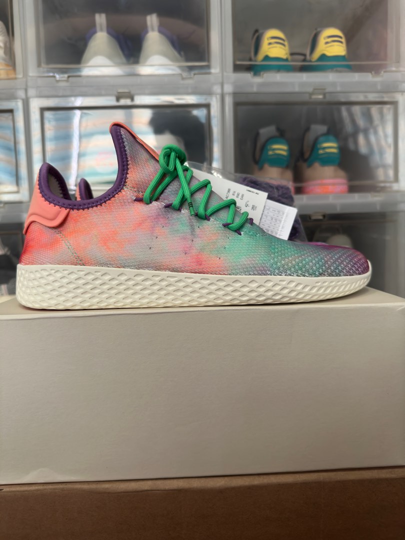 Adidas Tennis HU Pharrell Holi Tie Dye Men s Fashion Footwear
