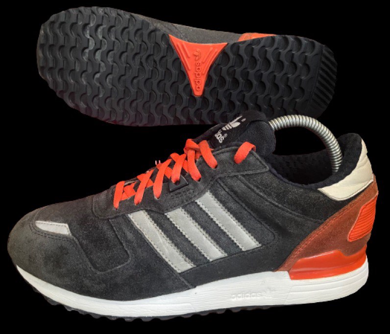 Adidas zx 700 grey orange hot sale