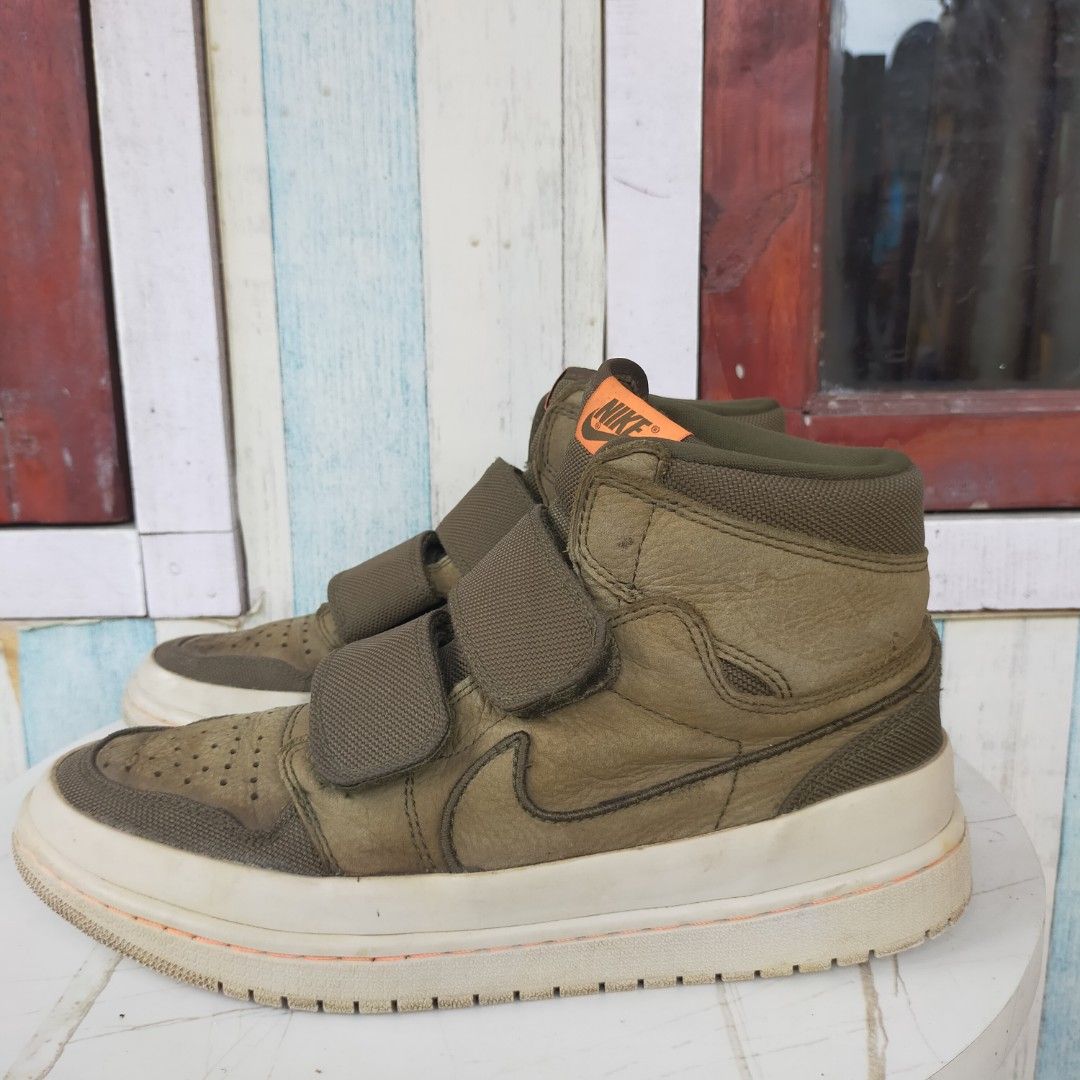 Air Jordan 1 Retro High Double Strap Olive Canvas