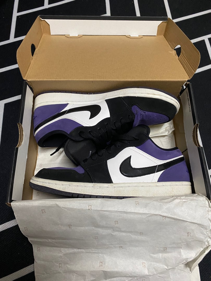 aj1 court purple low