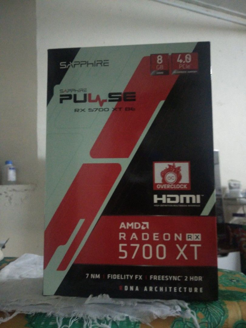 Sapphire pulse radeon rx hot sale 5700 xt 8gb gddr6