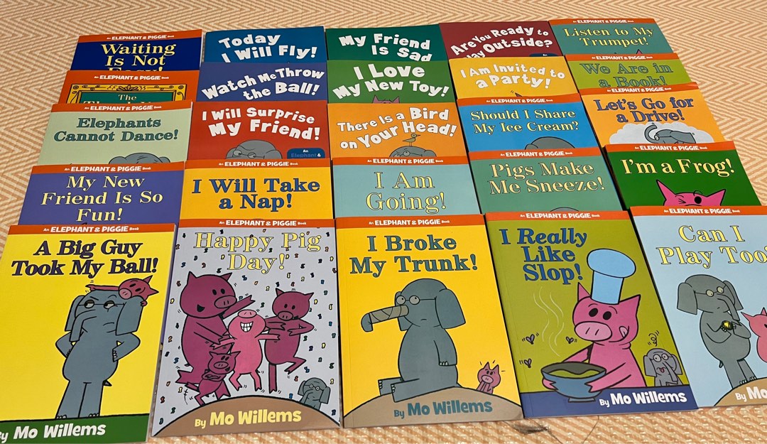 An Elephant and Piggie Book by Mo Willems Set 25 BOOKS