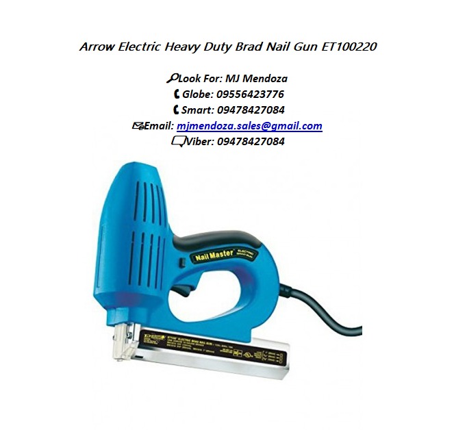 Arrow Electric Heavy Duty Brad Nail Gun ET100220, Commercial